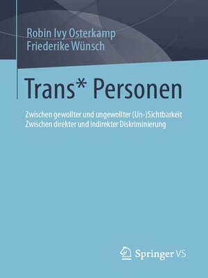 cover image of Trans* Personen